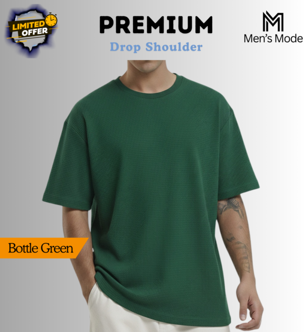 Premium Waffle Drop Shoulder