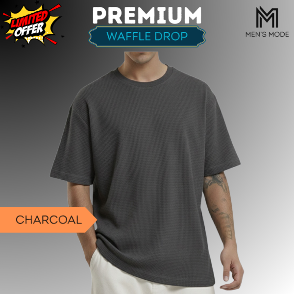 Premium Waffle Drop Shoulder