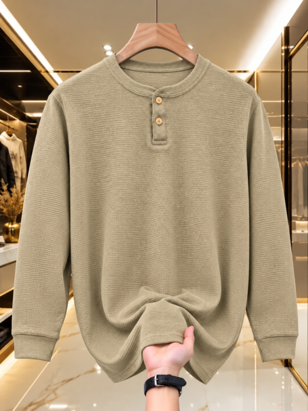 Premium Henley Full Sleeve T-Shirt
