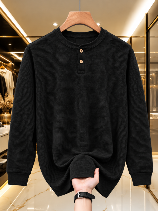Premium Henley Full Sleeve T-Shirt