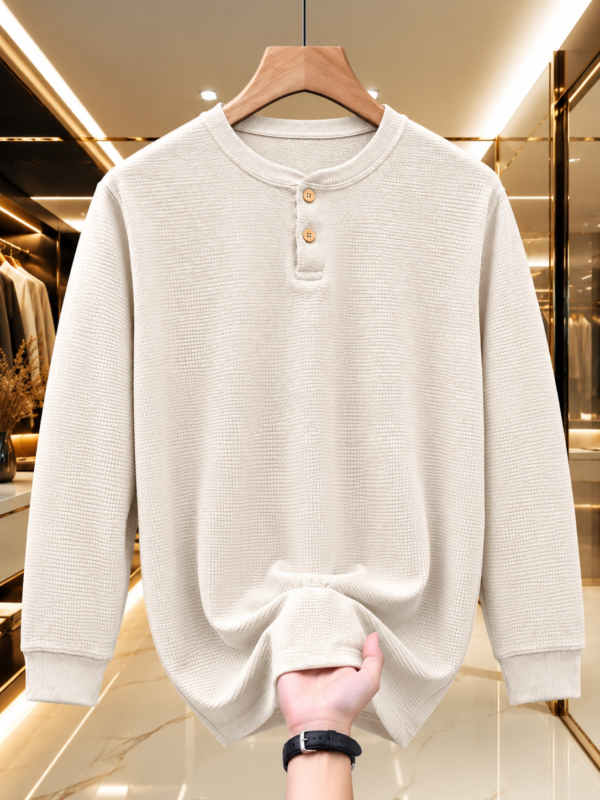 Premium Henley Full Sleeve T-Shirt