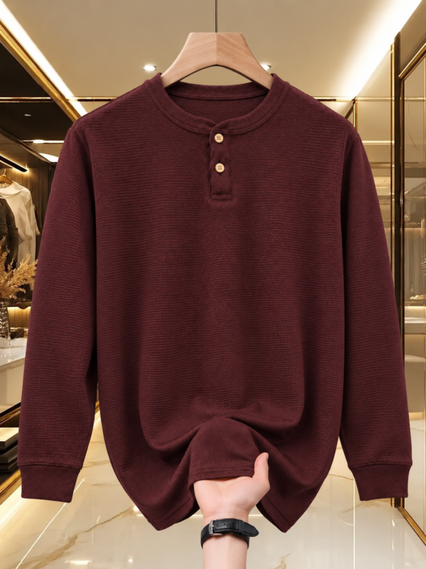 Premium Henley Full Sleeve T-Shirt