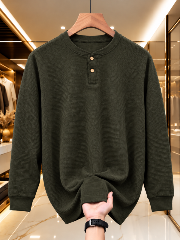 Premium Henley Full Sleeve T-Shirt