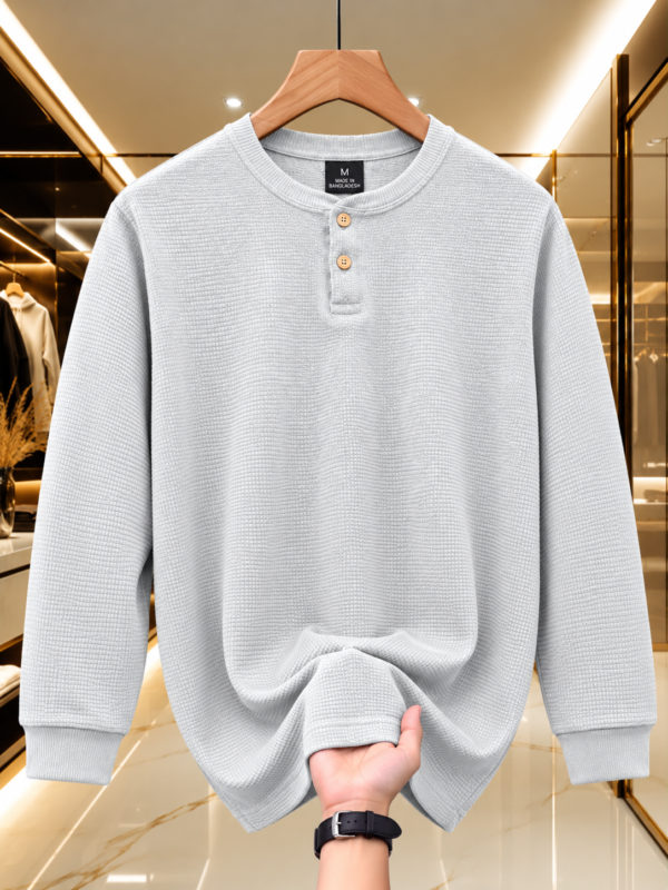 Premium Henley Full Sleeve T-Shirt